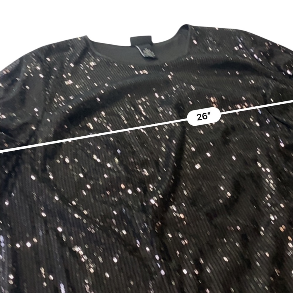 Maggie Barnes Black Sequin Mini Dress - Picture 6 of 8